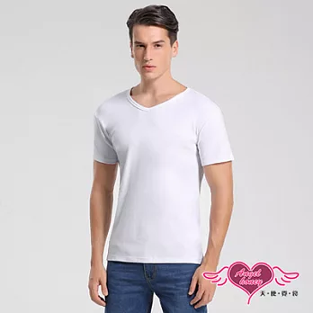 AngelHoney天使霓裳 塑身衣 簡約時尚 短袖彈性透氣運動上衣 內搭T恤 健身 (共四色M~2L) M 白色