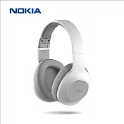 【NOKIA諾基亞】頭戴式 無線藍牙耳機E1200- 極光白