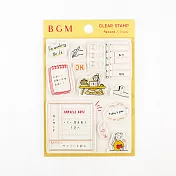 【BGM】+Clear Stamp 自由編排透明印章 ‧ 記錄系列- 學習