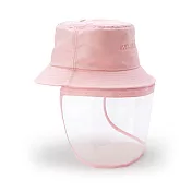 兒童用防疫防護帽 / 防護面罩 粉紅