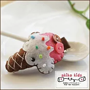 【akiko kids】午餐後的甜點超萌可愛食物造型髮飾  -冰淇淋髮夾款