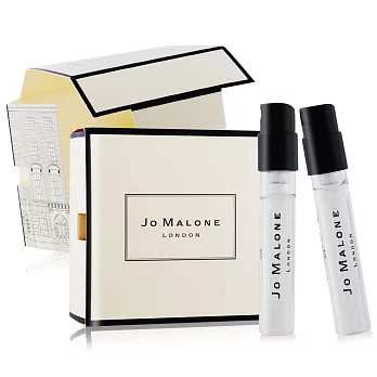 Jo Malone 經典揉香香氛禮盒組(1.5ml)X2-多款可選 忍冬+英國橡樹-公司貨