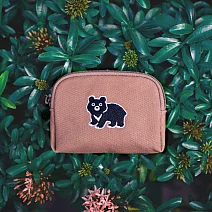 【一帆布包】臺灣動物-帆布零錢包- 台灣黑熊