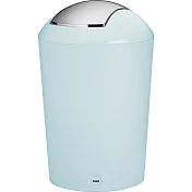 《KELA》搖擺蓋垃圾桶(淡藍5L) | 回收桶 廚餘桶