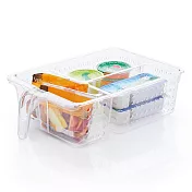 《KitchenCraft》3格握柄冰箱收納盒 | 冰箱收納盒 蔬果收納盒 分層分格