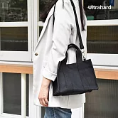 Ultrahard Charisma 方形帆布托特包/手提肩背兩用包 - Mini (純黑)