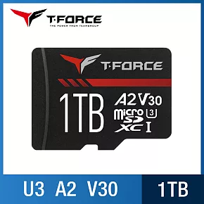 TEAM 十銓 T-FORCE GAMING A2 Card Micro SDXC UHS-I U3 V3 1TB 遊戲專用記憶卡 (終身保固) 1TB