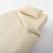 [MUJI無印良品]棉平織床用寢織組/S/單人/原色