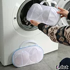 【E.dot】日系簡約手提式貼身衣物內衣專用洗衣袋 灰色