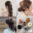 【Hera 赫拉】韓版鳥巢髮圈丸子頭髮飾-3色 H1100701 黑色
