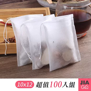 JIAGO 茶包袋100入/組-大號10x12 白色