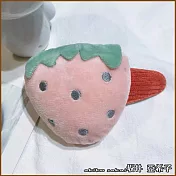 『坂井.亞希子』日系童趣可愛卡通造型大號洗臉髮夾  -草莓橘色夾子