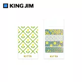 【KING JIM】KITTA隨身攜帶和紙膠帶 玻璃紙 花 (KITP004)