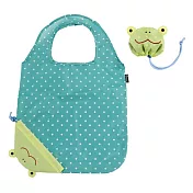 【日本Pinecreate】動物造型折疊收納輕量環保購物袋 · 青蛙