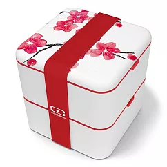 Monbento / 雙層方餐盒─ 浪漫櫻花