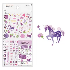 MIDORI 手帳專用貼紙XI ─ 紫色系