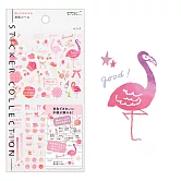 MIDORI 手帳專用貼紙XI - 粉色系