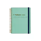 【DELFONICS】2022 Rollbahn線圈月記事手帳L ‧ 透明藍