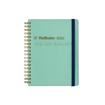 【DELFONICS】2022 Rollbahn線圈月記事手帳L ‧ 透明藍