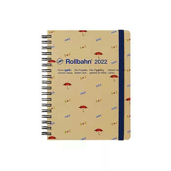 【DELFONICS】2022 Rollbahn線圈月記事手帳L ‧ 趣味圖騰- 雨傘