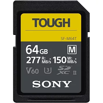 SONY SDXC U3 64GB 高速防水記憶卡 SF-M64T (公司貨)