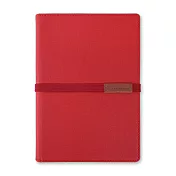 【DATA MATE 創意筆記本】DM-614 文藝莊園 B6尺寸 皮套平裝本- 紅色