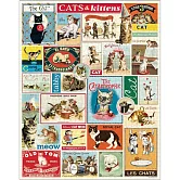 美國 Cavallini & Co. 1000片拼圖 好多貓貓