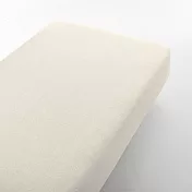 [MUJI無印良品]棉天竺含落棉床包/D/雙人/ 混淺米