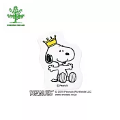 【KODOMO NO KAO】Snoopy木頭造型印章 H  戴皇冠 (2247-017)