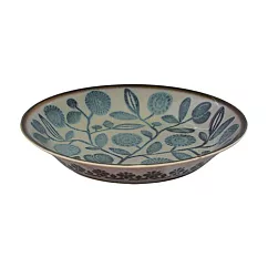 【Marusan Kondo】Clasico北歐經典復古風義大利麵陶瓷餐盤21cm ‧ 花園