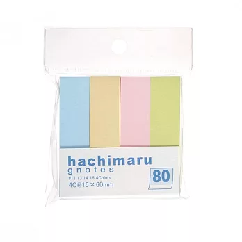 【Print Inform】hachimaru 大面積超穩固便利貼 4入組15x60mm