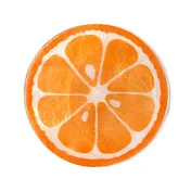 【TOMO】日本卡皮斯貝殼製圓型杯墊 ‧ 柑橘