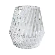 【Kameyama Candle House】流線晶透奢華氣氛蠟燭玻璃瓶 · 水晶白
