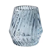 【Kameyama Candle House】流線晶透奢華氣氛蠟燭玻璃瓶 · 海洋藍
