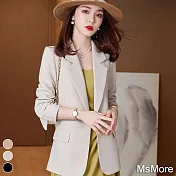【MsMore】韓版氣質OL早秋直感西裝外套#110724- L 米杏