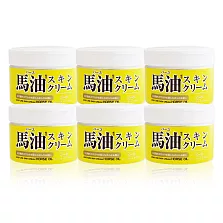【日本Loshi 】 Moist Aid 馬油保濕護膚霜 220g (6入組)