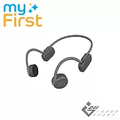 myFirst 骨傳導藍牙無線兒童耳機 灰色