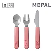 MEPAL / mio 餐具三件組- 粉紅