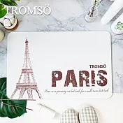 TROMSO珪藻土厚實吸水地墊-文藝巴黎