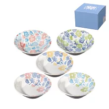 SANGO 米奇 花樣陶瓷 餐碗五入禮盒組