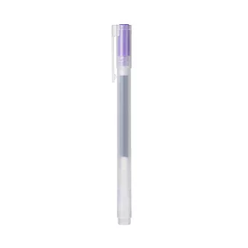 [MUJI無印良品]自由換芯附蓋膠墨筆/紫0.5mm