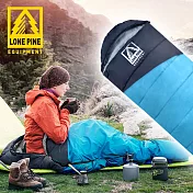 【澳洲LONEPINE】加大款 全開式保暖睡袋 防水極地PRO/睡袋/冬季/保暖/露營(兩色任選) 藍色