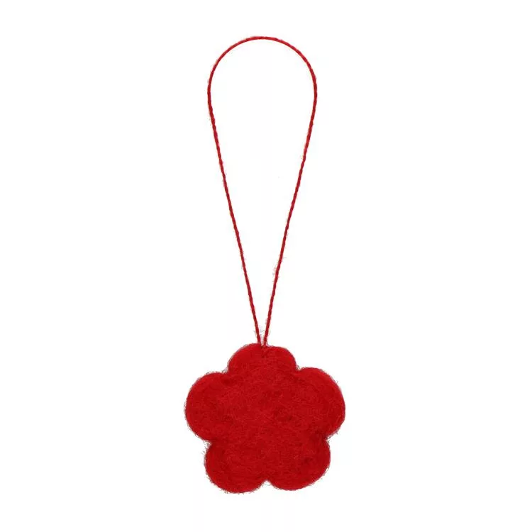 博客來 Mark S Mococo手工羊毛氈干支吊飾 梅花 博客來 Mark S Mococo手工羊毛氈干支吊飾 梅花