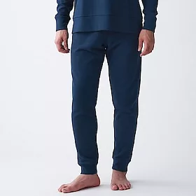 博客來 Muji無印良品 男有機棉混裏毛長褲xl 深藍 博客來 Muji無印良品 男有機棉混裏毛長褲xl 深藍