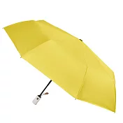 【2mm】100%遮光 純淨風黑膠降溫自動開收傘_ 黃色