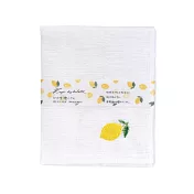 【日本KOJI】可愛圖案刺繡蚊帳生地萬用布巾 · 檸檬
