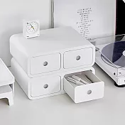 SYSMAX 現代感奧利歐多功能收納盒  白