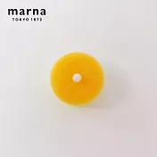 【日本Marna】日本製廚房海綿菜瓜布(附吸盤)-黃-2入組(原廠總代理)