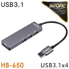 INTOPIC 廣鼎 USB3.1 高速集線器(HB─650)