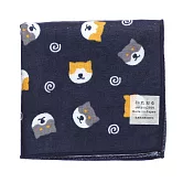 【濱文樣】日本雙重紗柔軟純棉方巾 · 柴犬